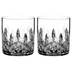 Waterford Lismore Connoisseur Straight Cut Lead Crystal Tumblers, Set of 2